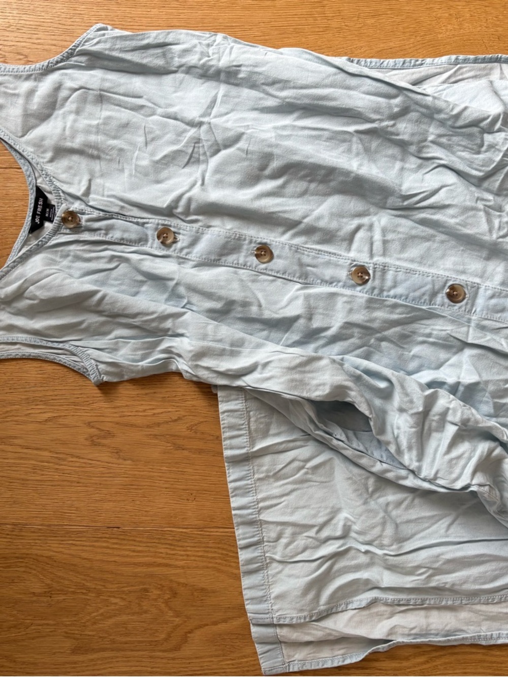 Button-Front Tank Dress - Picture 3 of 3